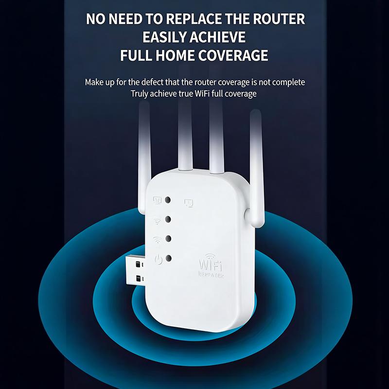 1 Pezzo Router Wifi Segnale a Lunga Portata Amplificatore Router 300Mbps Ripetitore Wireless Estensore Amplificatore Segnale Wifi 2.4G