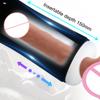 Stieß Automatische Männliche Masturbator Vibration Saugen Maschine Vagina Elektrische Masturbation Tasse Sex Spielzeug Waren für Erwachsene Männer