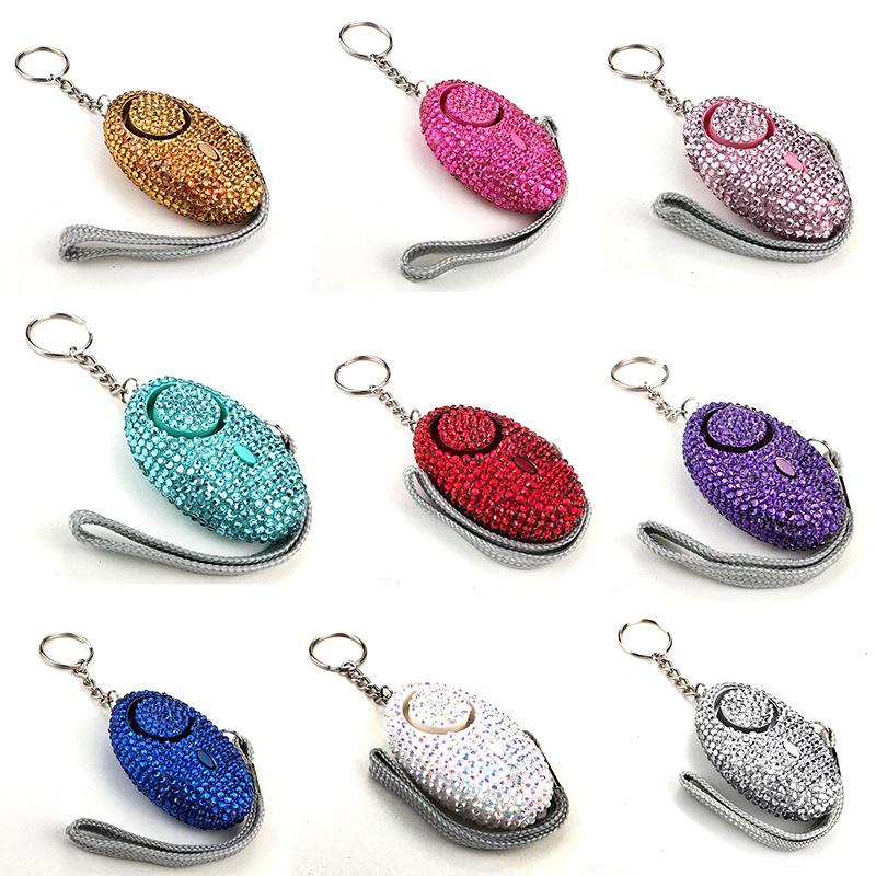 Rhinestone Self-Defense Keychain Alarm for Women & Children