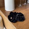 Geegee Velvet Charm Scrunchie (Black)