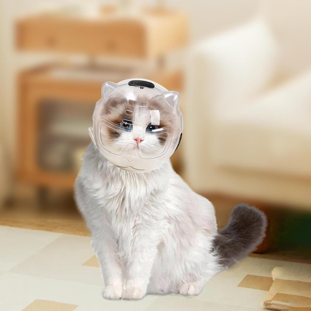 Kaganiec dla kota Przeciw gryzieniu Osłona na pysk Maska kulkowa do podróży Kąpieli