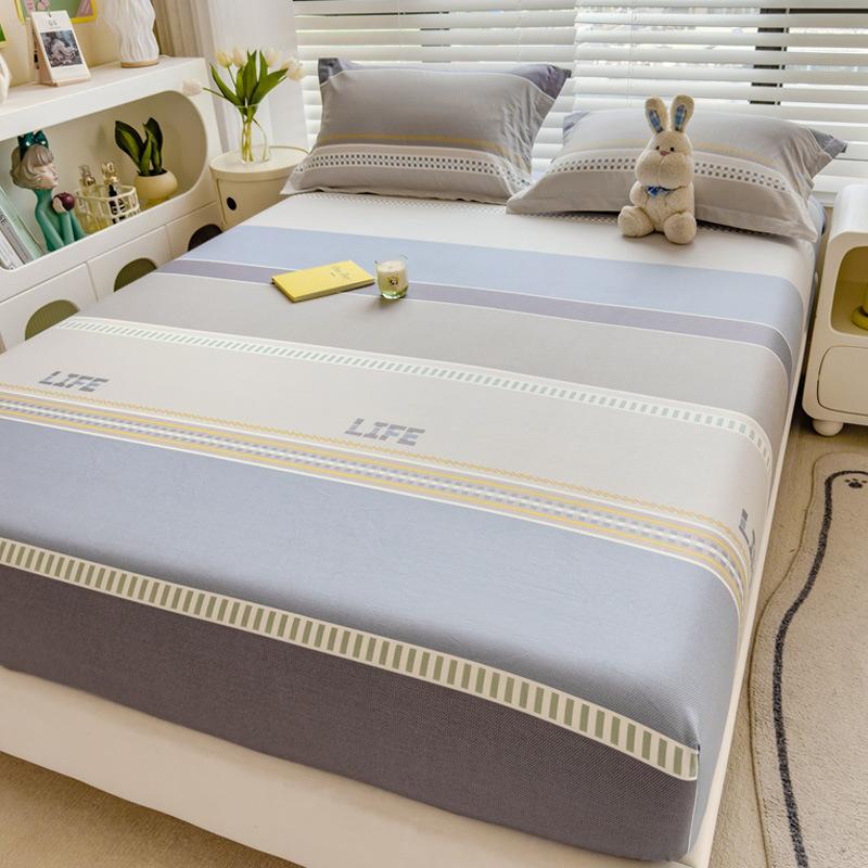 Cotton Printed Mattress, Simmons Mattress Protective Cover, Pure Cotton Lazy Bedspread Pillowcase