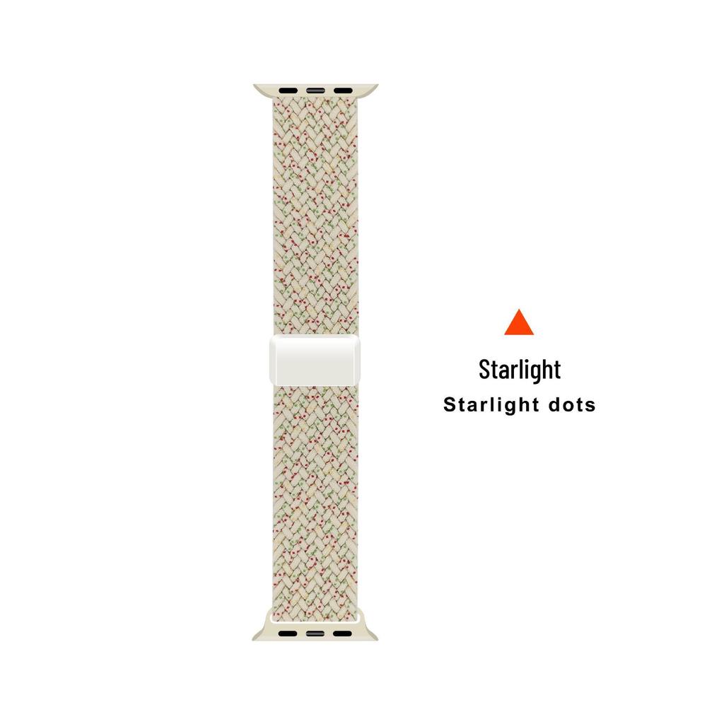 Geflochtenes Magnetarmband aus Nylon für Apple Watch S11
