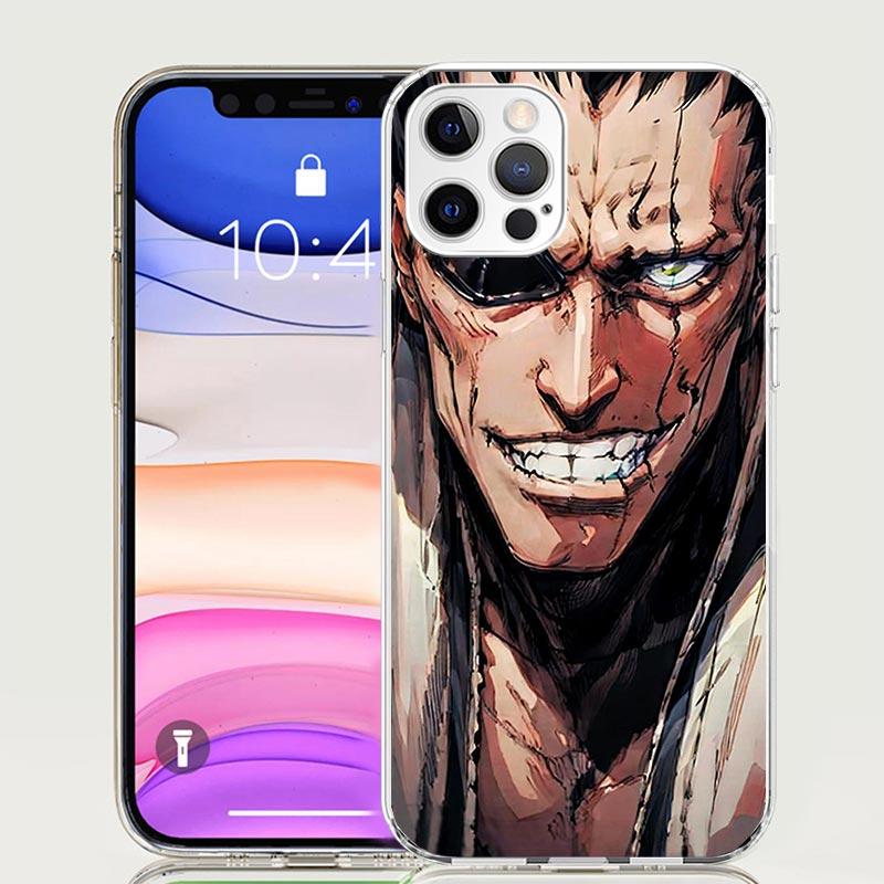 Zaraki Kenpachi Bleach Phone Case For iPhone 17 Air 16 15 Plus 11 14 Pro Max 13 Mini 12 7 8 + SE Pattern Art Customized Cover 17