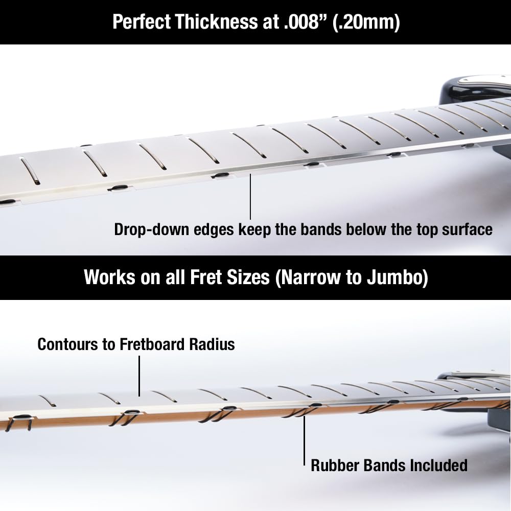 MUSIC NOMAD Fret Cleaning Fret Shield Fret Guard 34 Inch Bass Fret Scale MN805 []