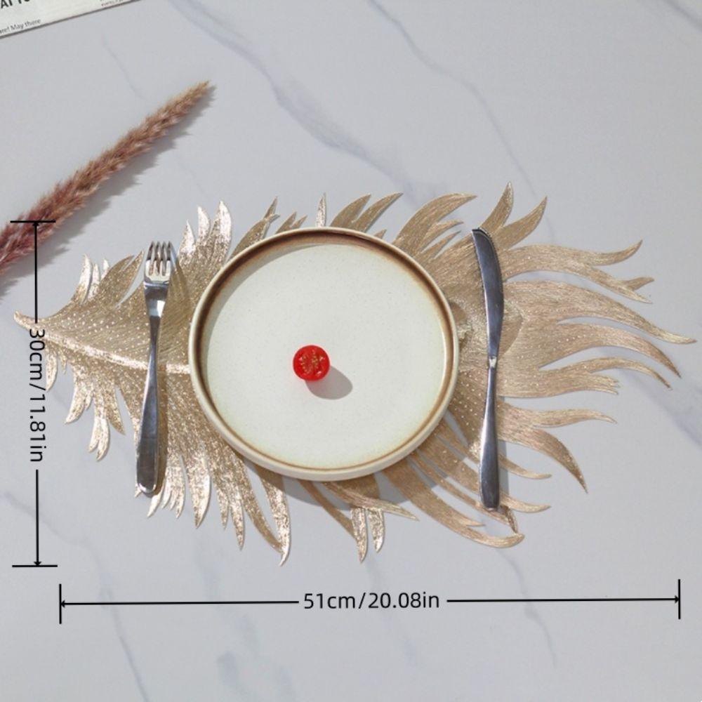 Heat-Resistant Placemat 51cm PVC Table Mats New Insulation Place Mats