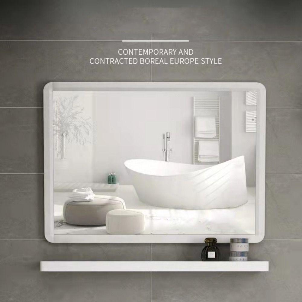 Wall-Mounted Wall Hanging Mirror Rectangle Vanity Mirrors Modern Dressing Mirror  Living Room