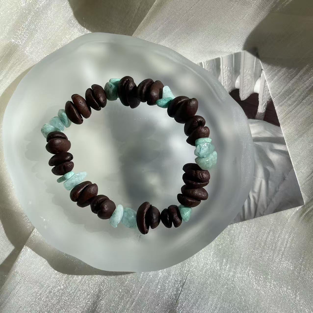 New Chinese Style Handcrafted Beaded Bracelet with Crushed Stone for Girls - Niche Design, Couple Style