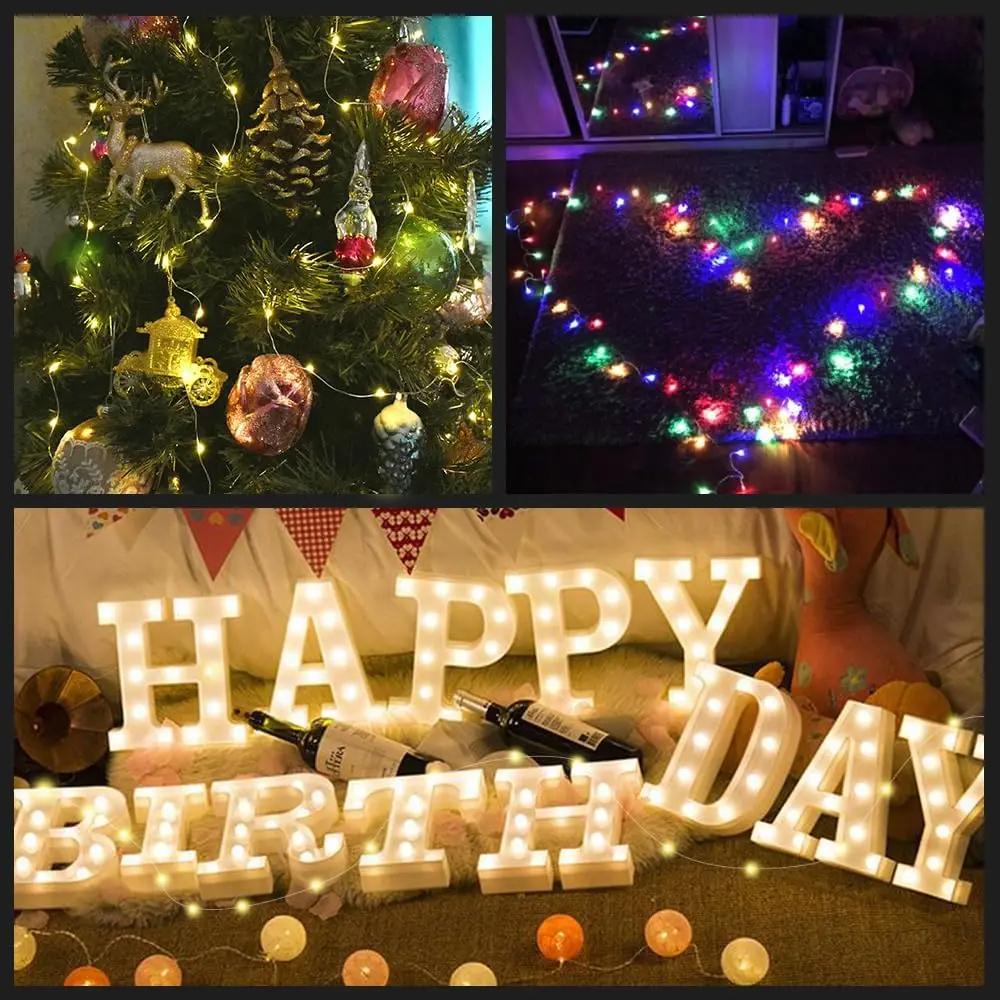 LED Light String Portable Camping Lights Rechargeable Outdoor Atmosphere Tent Wedding Christmas Decor Strip Star Lamp