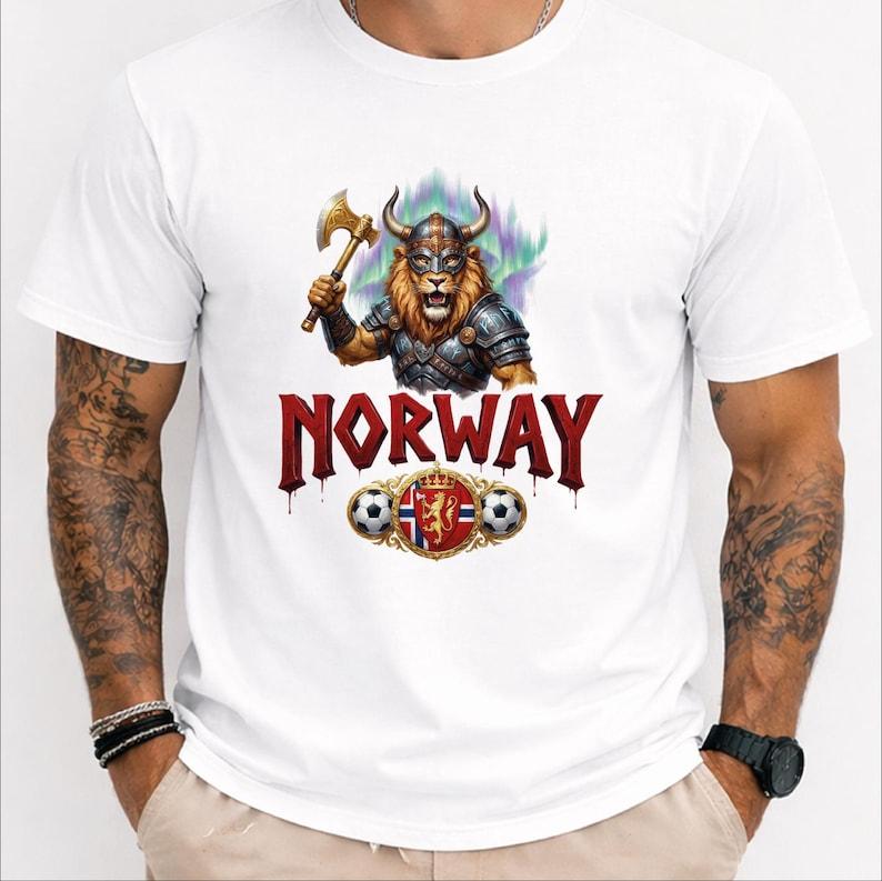 Norway Viking Soccer Shirt, Norway Football Fan Tee, Nordic Warrior T-Shirt, World Cup 2026 Norway Supporter Gift M