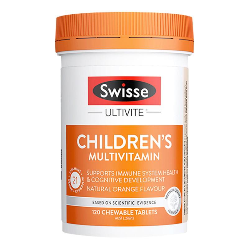 

Swisse Children s Chewable Multivitamin C Tablets: 120 Tablets for Nutritional Vitamin & Mineral Support
