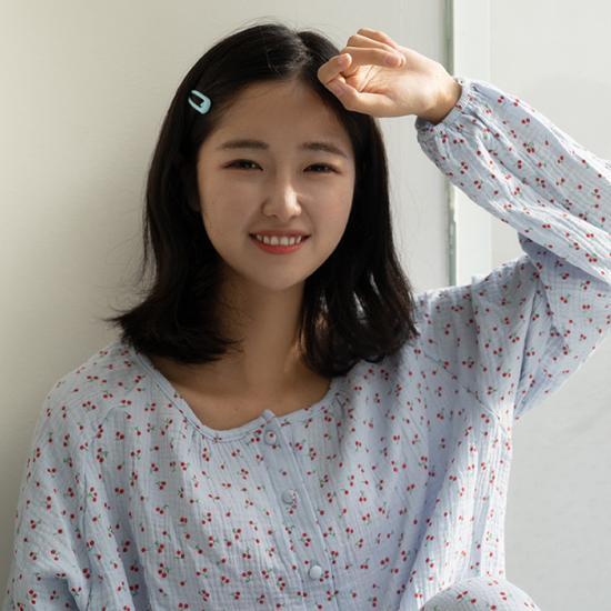 Skinny Five Little Cherry Round Neck Pure Cotton Yoru Pajamas 3 Types Choose 1