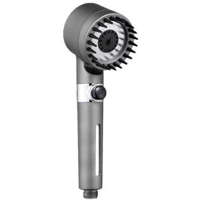 High Pressure Shower Head Round 3 Mode Bathroom Shower Head Detachable Filter Element Bathroom Shower Tool Replacement Part