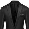 Blazer Casual da Uomo alla Moda con un Bottone e Risvolto, Manica Lunga, Tasca Decorativa, Giacca Completo, Abbigliamento da Lavoro