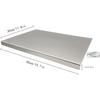 Stainless Steel Cutting Boards for Kitchen,Baking Board,Pastry Board,kneading Panel - Suitable for Cutting Vegetables, Fruits, Meat,bread - Easy To