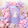 Lila Luftballonbogen-Set Pastelllila Rosa Luftballons Girlande Babyparty Geschlechtsenthüllung Hochzeit Geburtstagsparty Dekoration Globos