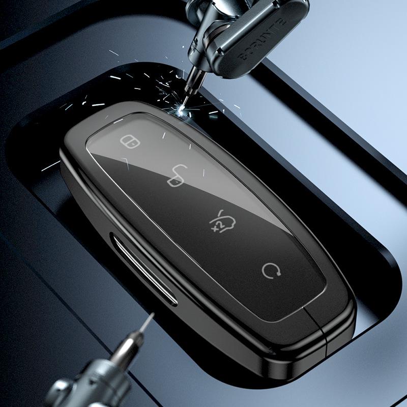 Denza Car Key Full-Wrap Aluminum Alloy Protective Shell Cover