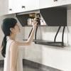 Kitchen Carbon Steel Storage Racks Wall Seasoning Display Stand Foldable Storage Holders Modern Multifunctional Organize Shelf
