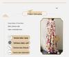 2024 Early Autumn Floral Print Retro Cotton Linen Maxi Dress