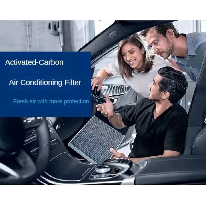 For Tesla Model Y Air Filter MAHLE HEPA Carbon Cabin Filter Kit Build-in Air Filter