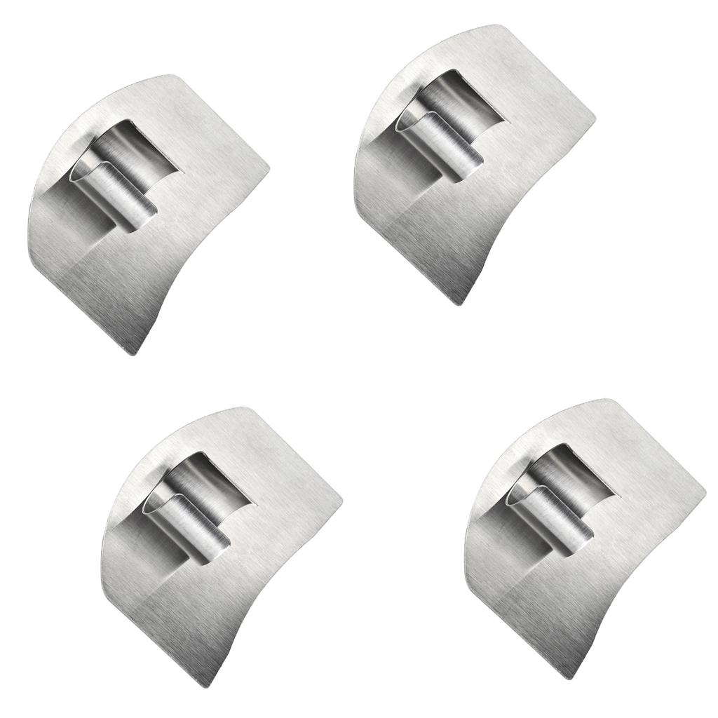 Portable Steel Finger Guard Kitchen Tool For Safe Cutting Comfortable Design Suitable Beginners Professional Use