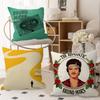 Singer Bruno Mars The Romantic Maple Design Cushion Cover Happy Autumn Harvest decor Holiday Decorati Pillow Cover