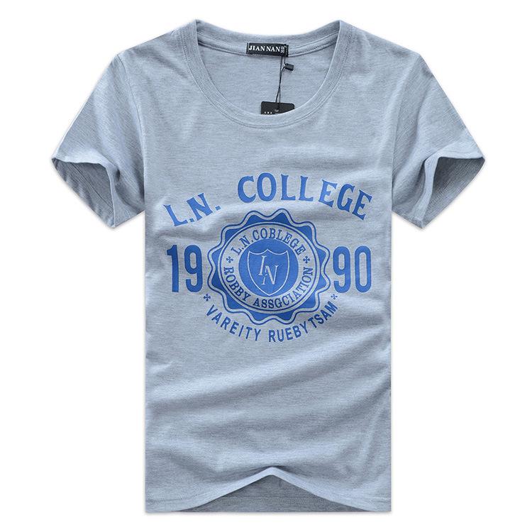 

Мужская футболка с коротким рукавом. Размер: S-5XL XXXL серый