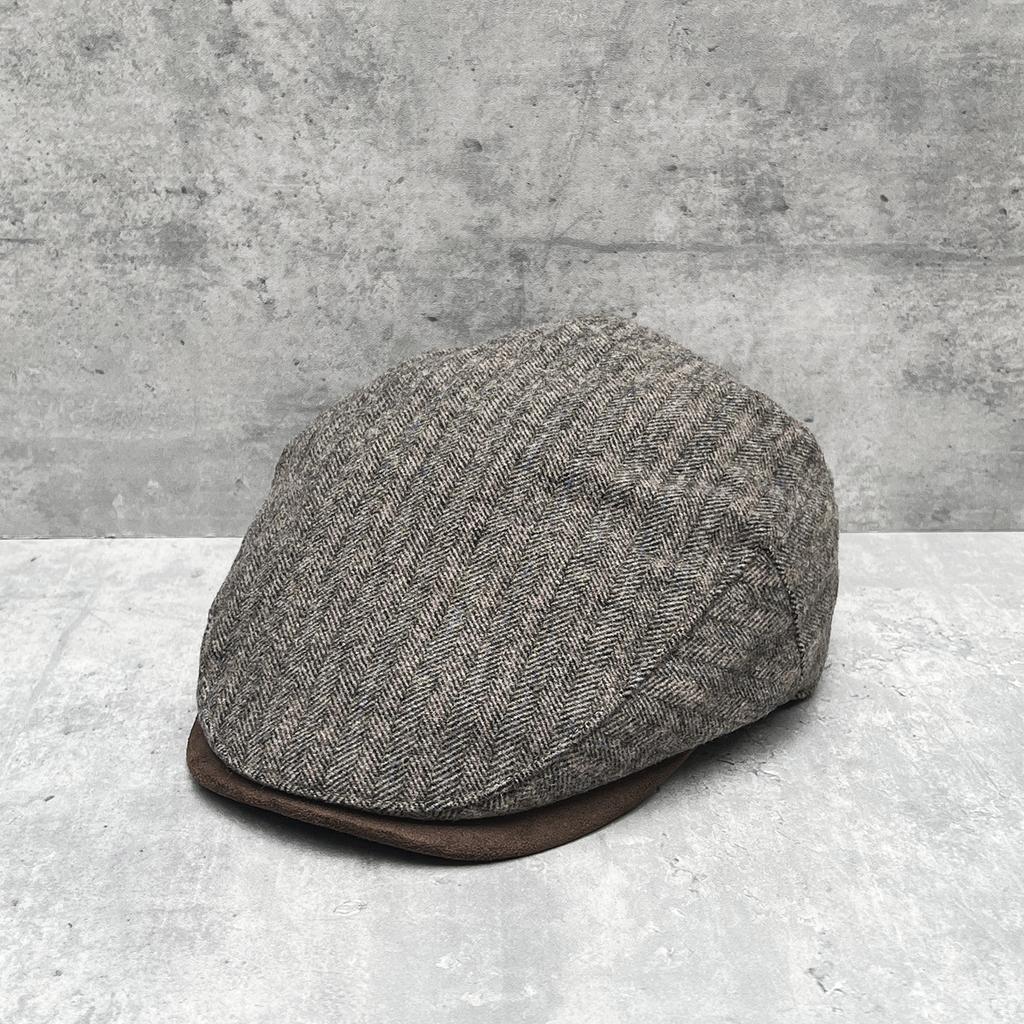 Vintage British Style Wool Forward Hat Shopping Versatile Cap Painter Hat