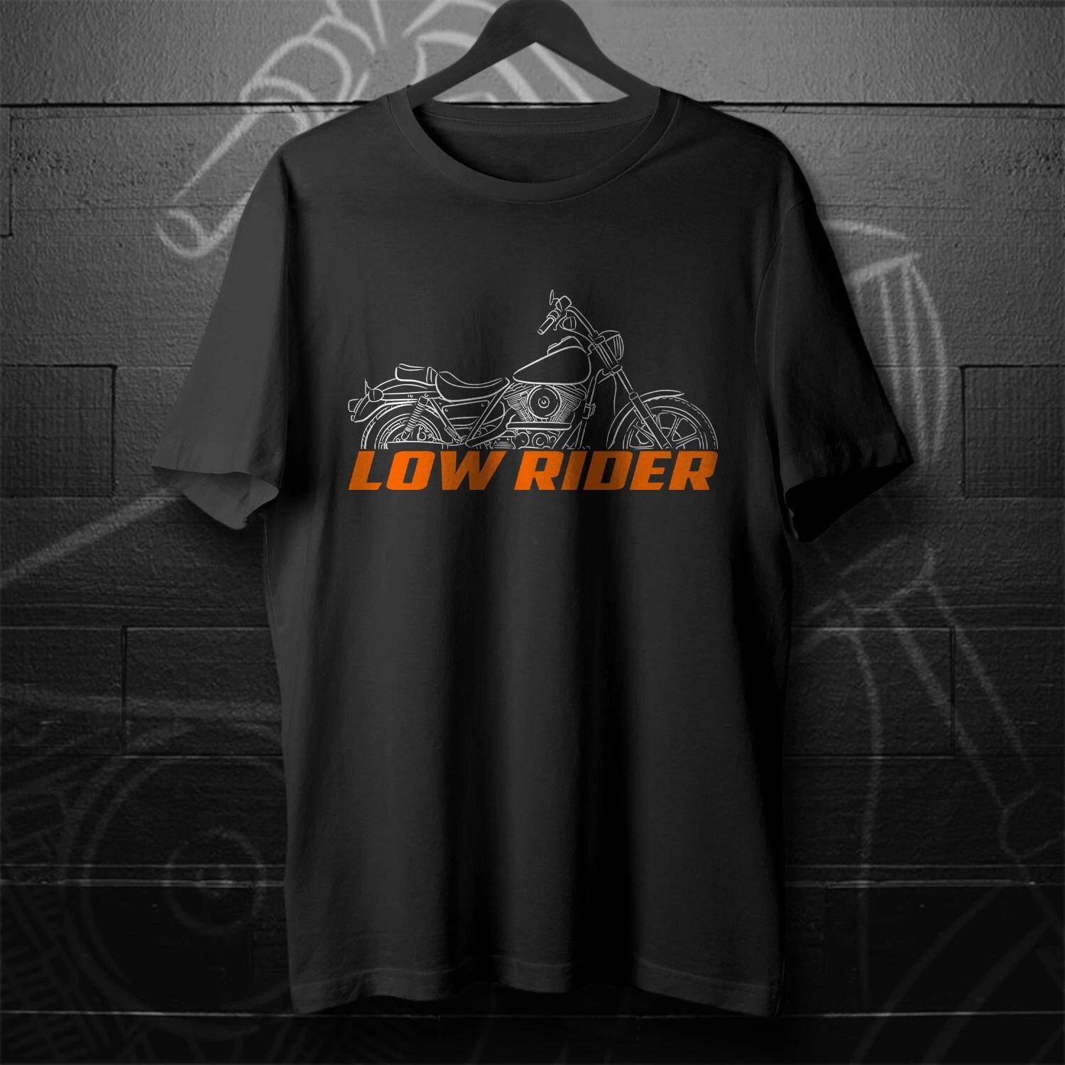 

Black men s and women s T-shirt For Harley-Davidson FXRS Low Rider 1986-1992- Motorcycle XXXXL