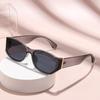 Retro Cat Eye Sunglasses: High-End Curved Design, UV Protection for Square & Round Faces