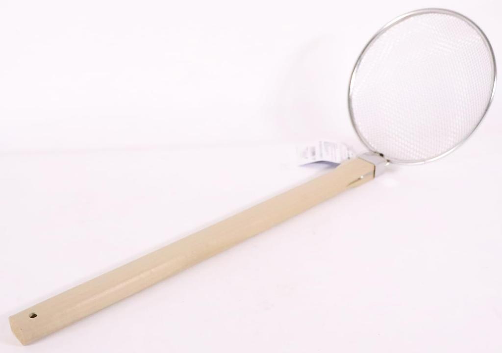Three Snow Wooden Handle Soba Thick Commercial Ramen Made In Three Snow Works 10141 Strainer, Mesh, 21cm, Use, Strainer, Tsubame-Sanjo, Japan,