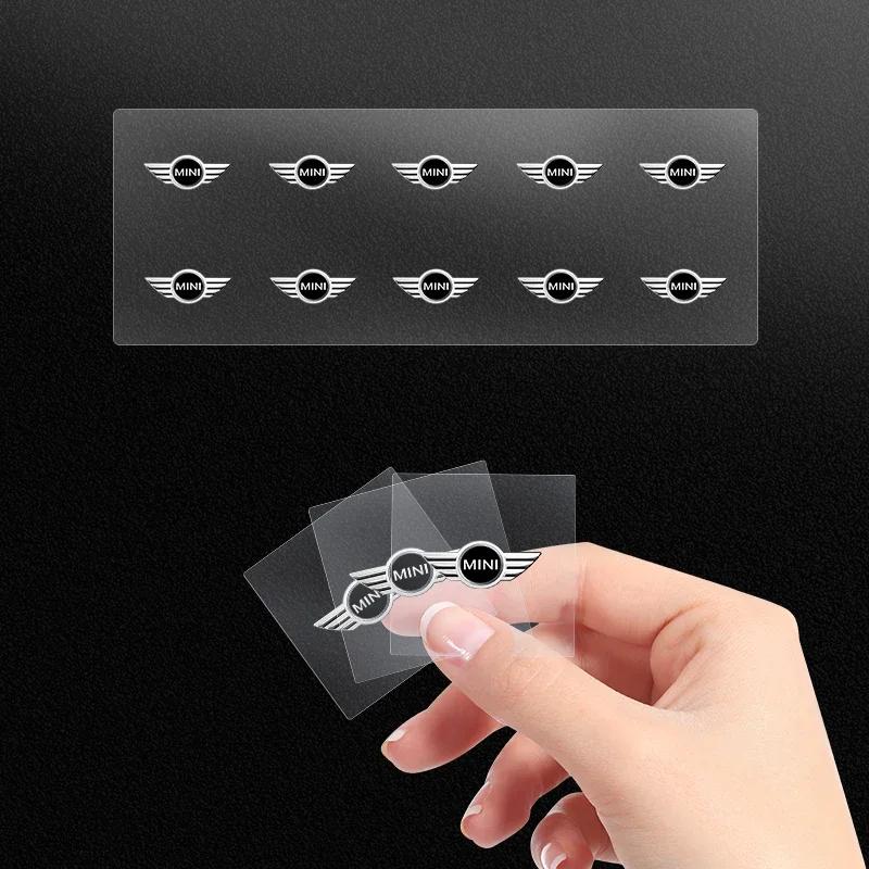 1/2/5/10pcs Car Badge Interior Decals Accessories For Mini Cooper JCW Works Hatch F54 F55 F56 F57 F60 R50 R52 R53 R55 R56 R57