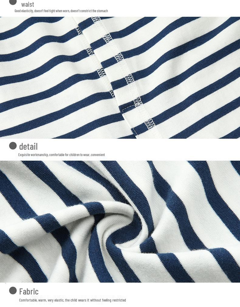 Chłopięcy jesienny zestaw piżamowy Lycra Bawełna - Ciepły sweter i bielizna dla starszych dzieci i nastolatków