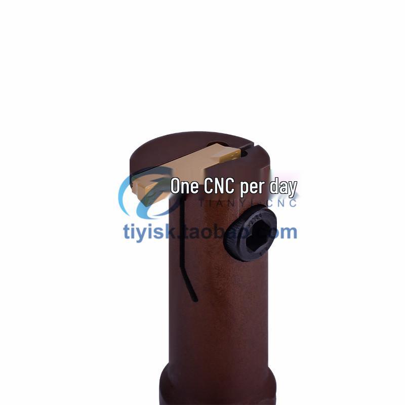 Shock-Resistant CNC Internal Grooving Tool Holder - Extended Length Hardened Cutting Tool (MGIVR2016/2520/3125)