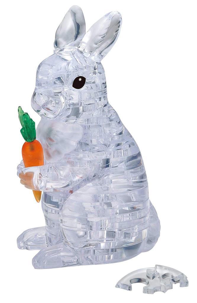 Crystal Puzzle Rabbit Clear 50233