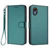 For Samsung Galaxy Xcover7 Leather Case Wallet Stand Phone Cover with Wrist Strap
