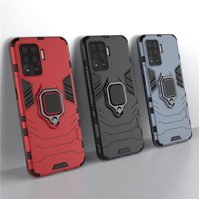 For Cover OPPO Reno 5 Lite Case For Reno 5 Lite Coque Kickstand Shockproof PC Car Holder Magnetic Case For Reno 5 Lite Fundas