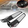 Motorcycle Rotating Rearview Mirrors With Turn Signal for Honda CBR1000RR Kawasaki Ninja 650 Yamaha R15 Suzuki GSXR1000 Modified