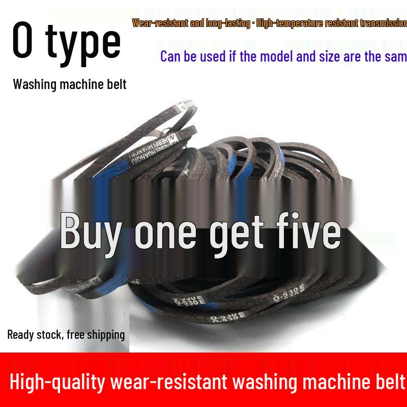 

**High-Quality Wear-Resistant Washing Machine O-Type V-Belt - Buy 1 Get 5/10 for Semi/Fully Automatic Machines**