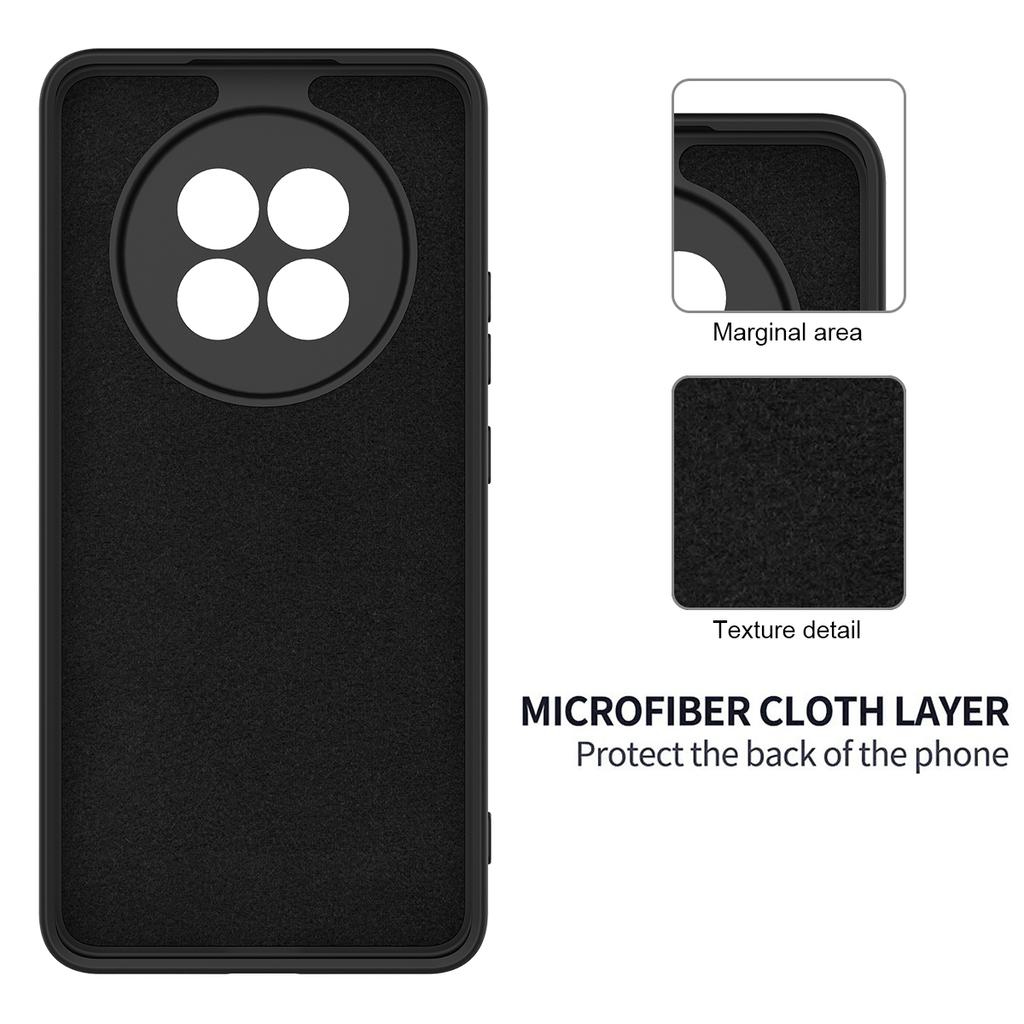 For Oppo A6 GT 5G/Oppo F31 Pro+ 5G Liquid Silicone Case Phone Back Cover with Hand Strap