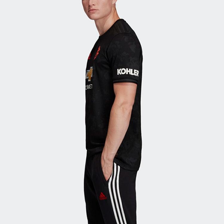 adidas Manchester United Third Jersey Asia Sizing 'Black' Men's ED7390