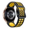 No Gap Silicone Strap for Samsung Galaxy Watch 7/6/5/4 44mm 40mm 5 Pro 45mm Two-Color Wristband Watch 6 4 Classic 47mm 43mm Band