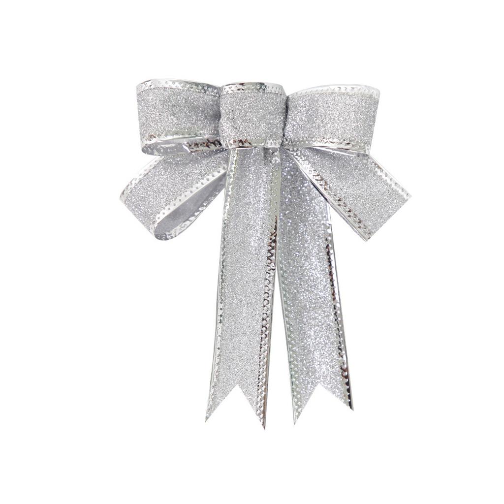 Rosette Hanging Charm Ribbon Party Decoration Christmas Tree Ornament