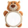Car Baby Mirror Interior Rearview Kids Monitor Mirrors For Safety Rear Seat Headrest Baby Mirrors Cute Cartoon Animal Mirror