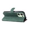 For Xiaomi Redmi Note 13 4G Leather Case Three-color Splicing Phone Cover