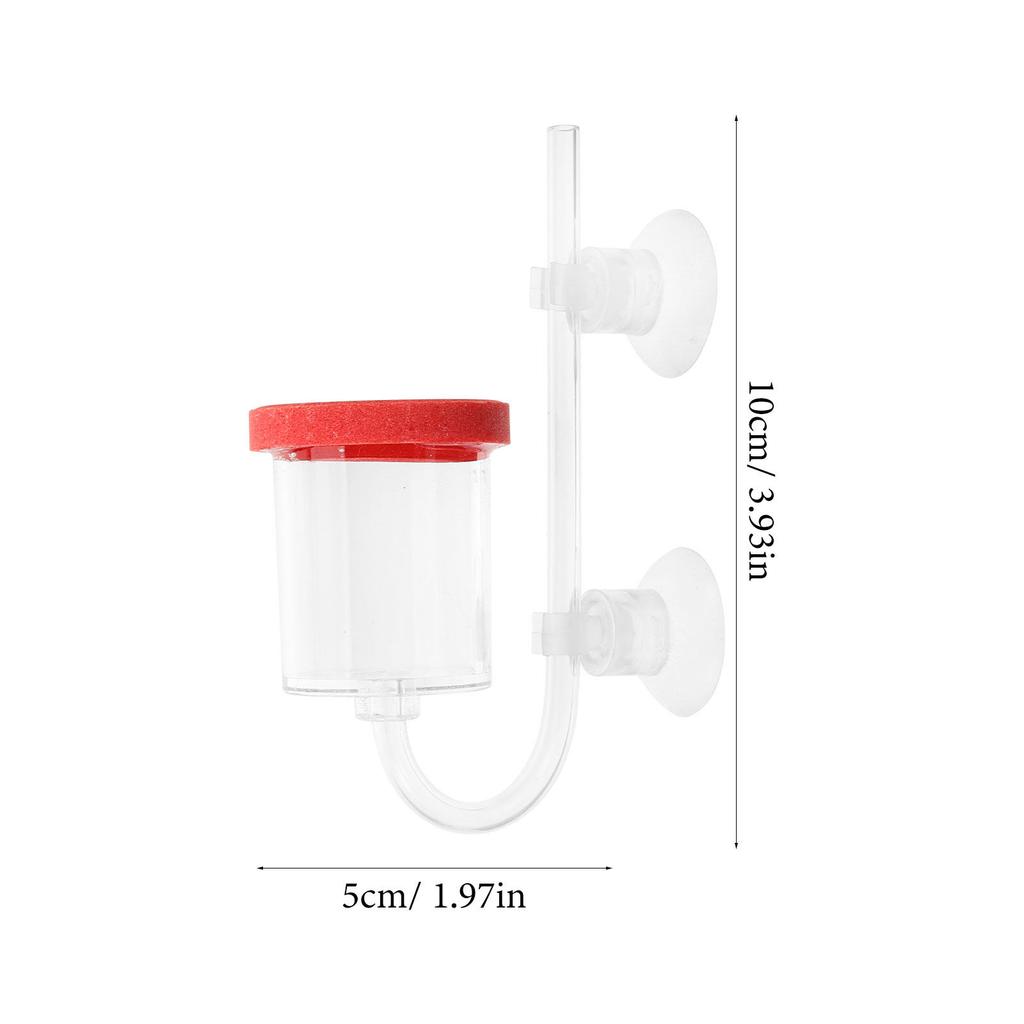 Professional Aquarium Oxygen Diffuser Air Bubbler for Fish Tank Oxygenation Compact Design Sturdy Acrylic Construction Easy