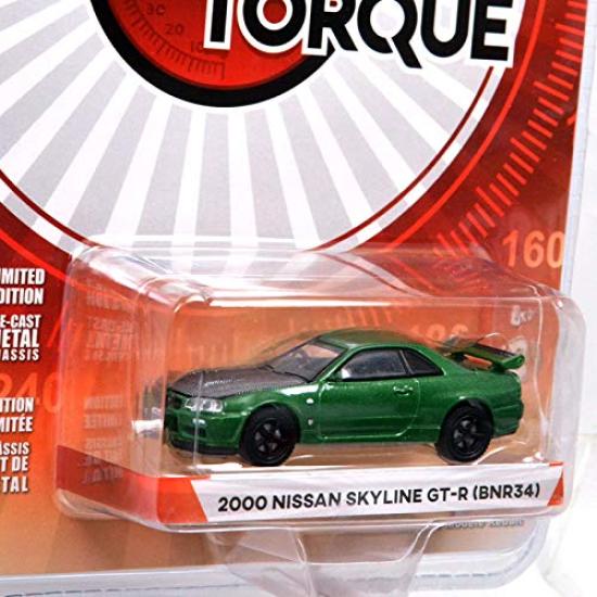 GREENLIGHT SCALE TORQUE SERIES 2000 NISSAN SLYLINE Greenlight Scale Tokyo Torque Series 3 2000 Nissan Skyline 164 "TOKYO 3" GT-R (BNR34) 164 - GT-R