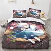 Anime Kawaii Sexy Girl Bedding Set Boys Girls Twin Queen Size Duvet Cover Pillowcase Bed Kids Adult Fashion Home Textileextile