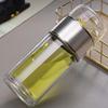 Borosilicate Glass 500ML Tea Bottle 304 Stainless Steel Handhold Portable Bottle  School