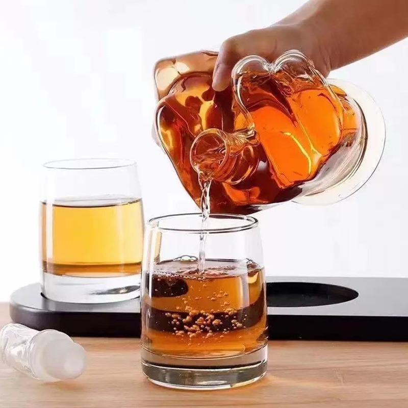 1000ml Finger Shape Whiskey Decanter Middle Finger Design Liquor Scotch Bourbon Alcohol Bottle Unique Bar Party Decor Gift